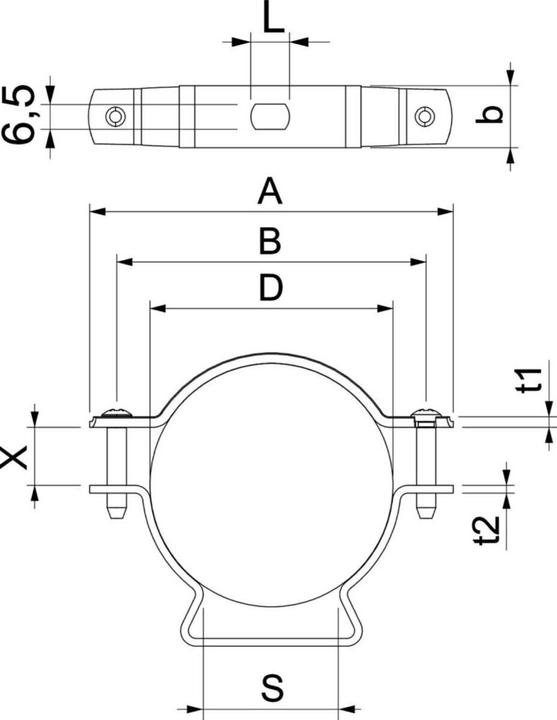 Produktbild OBO Bettermann Abstandschelle