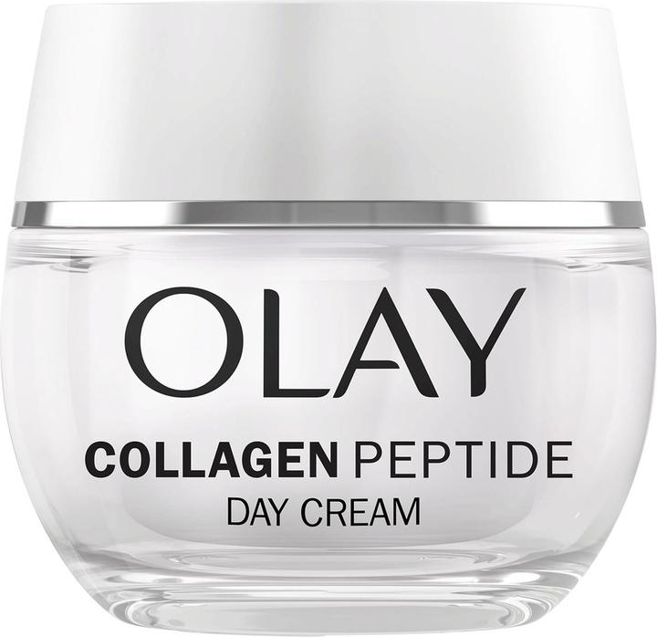Immagine prodotto Olay Crema idratante per il viso al peptide di collagene con niacinamide e vitamina E antiossidante. (Crema solare viso, 50 ml)