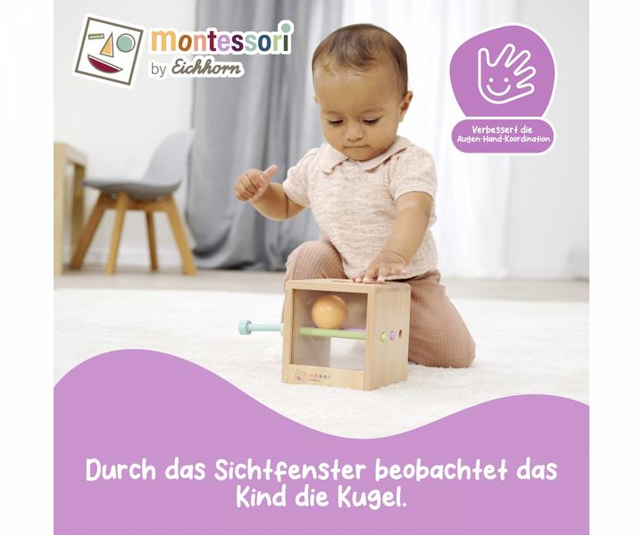 Actual product image Eichhorn EH Montessori box with balls