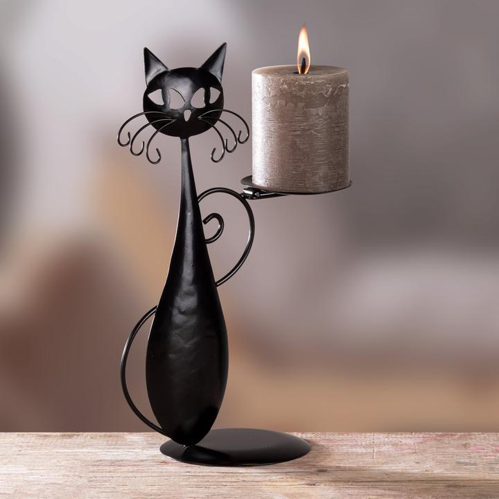 Produktbild Rewe Kerzenhalter "Katze"