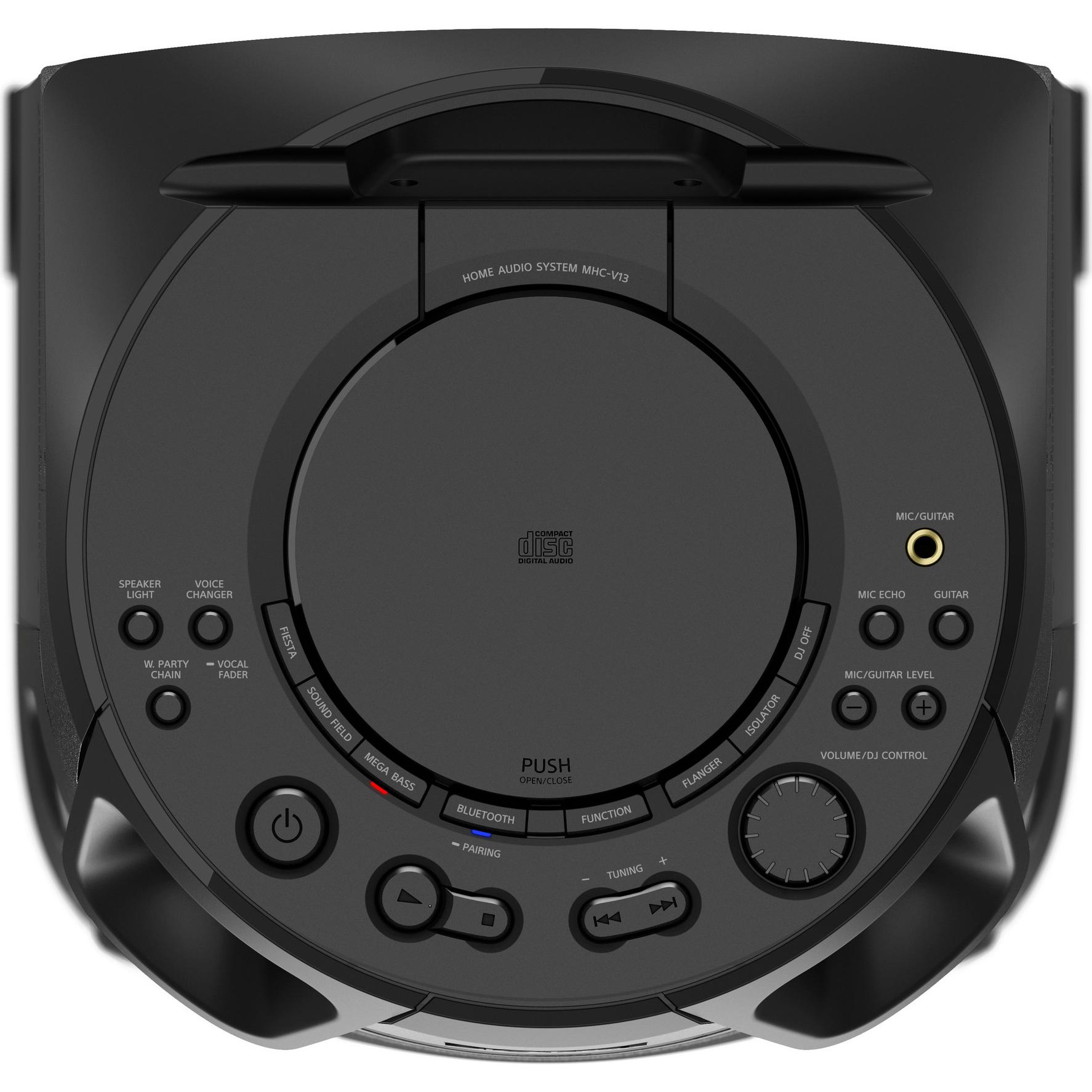 Thumbnail - Sony MHC-V13 (Netzbetrieb), Bluetooth Lautsprecher, Schwarz
