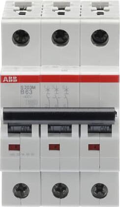 Produktbild ABB S203M-B63 Sicherungsautomat 63A pro M compact 3-polig