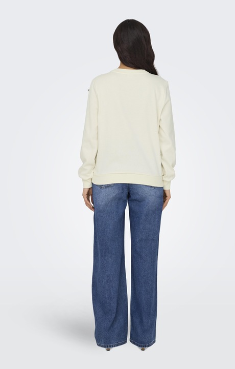 Produktbild Only Normal geschnitten Rundhals Sweatshirt Sweatshirt (XS)