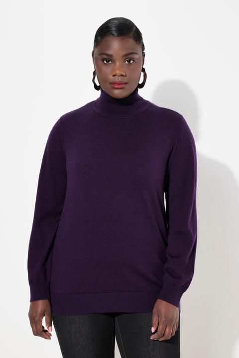Produktbild Ulla Popken Rollkragen, Pullover, Merinowolle, Classic Fit, Langarm (42, 44)
