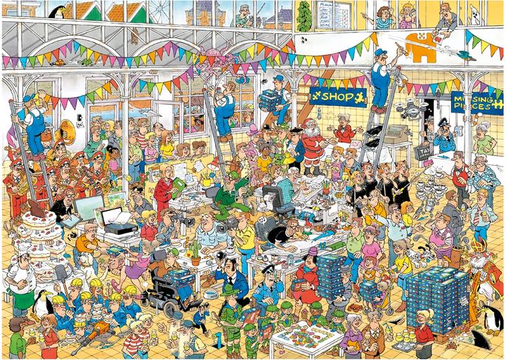 Produktbild Jumbo Puzzle 10 Jahre Studio (1000 Teile)