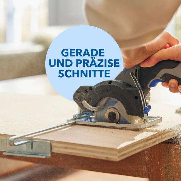 Actual product image Dremel Akku-Kreissäge 12V mit Laser CS12V-S1 Akku-Handkreissäge