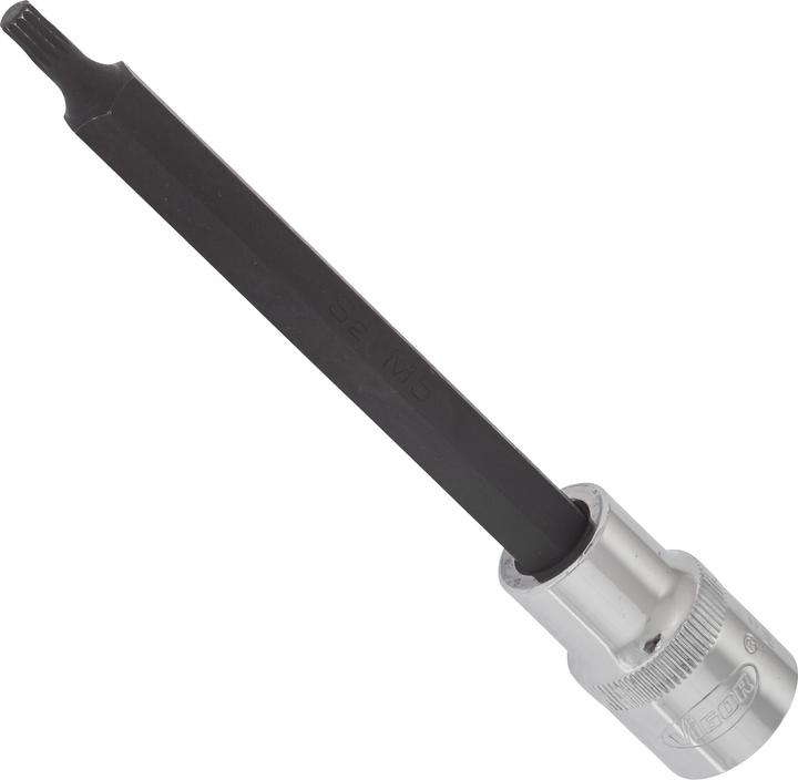 Actual product image Vigor Internal multi-tip screwdriver bit (XZN) ∙ V2122 ∙ Square12.5 mm (1/2 inch) ∙ Internal multi-tip...