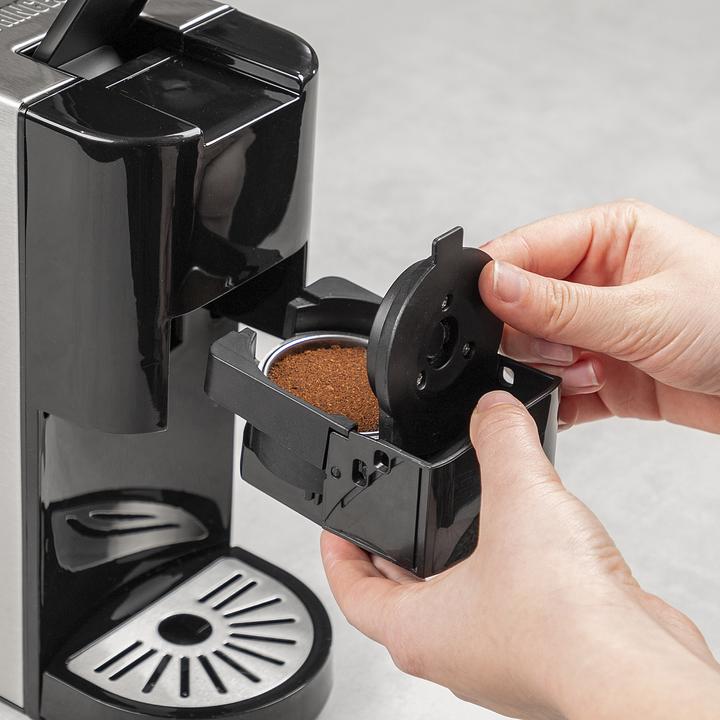 Productafbeelding Princess 249450 Multi Capsule Filter-Koffiezetapparaat - Staal 4-in-1 - Geschikt voor meerdere koffiesoorten