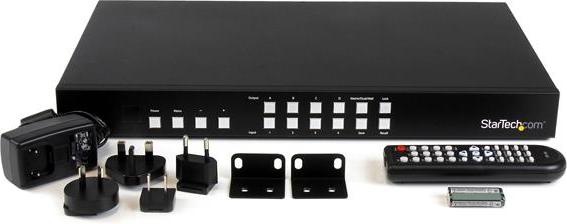 Actual product image StarTech 4x4 HDMI Matrix Switch with Picture and Image Multiviewer o. Video Wall - Digital Signage Controller