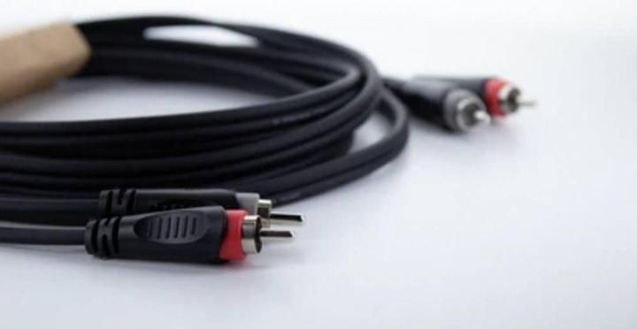 Actual product image Cordial 14837 Jack / Cinch audio connection cable (2x Cinch plug - 2x Cinch-S (3 m, Cinch Cables)