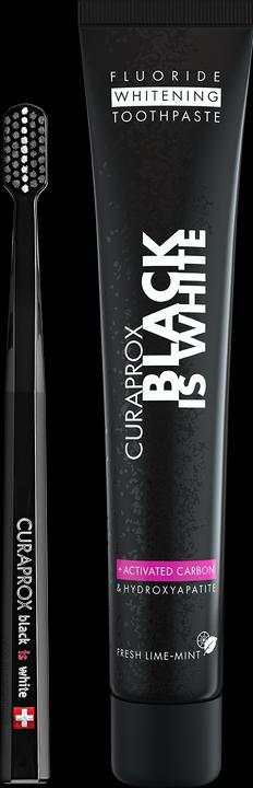 Curaprox Black is White Whitening-Set (90 ml)
