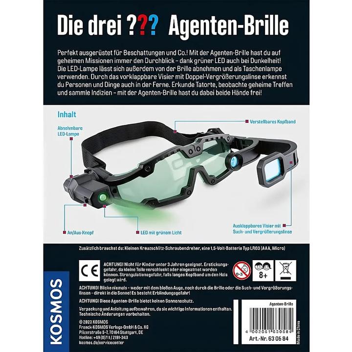 Image du produit Kosmos Lunettes d'agent des Trois?