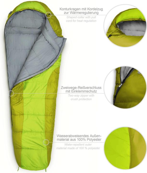 Produktbild Where Tomorrow Mumienschlafsack Polyester, Lila (230 cm)