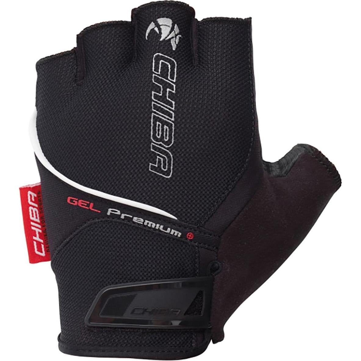Thumbnail - Chiba, Herren, Handschuhe, Gel Premium Fahrradhandschuhe, Schwarz, (M)