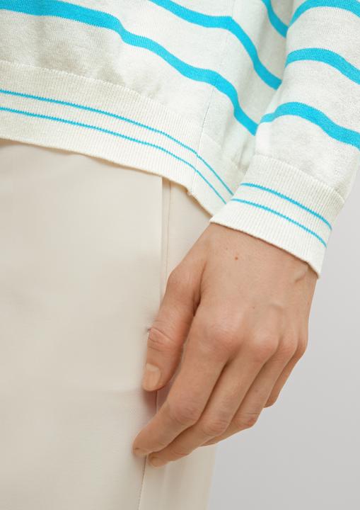 Image du produit Comma Strickpullover Strickpullover aus Leinenmix (36)