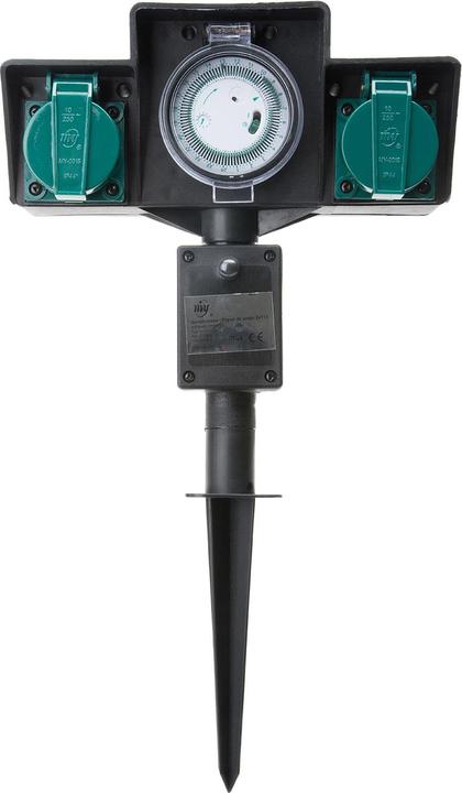 Actual product image Max Hauri Garden spike 2x type 13 with timer IP44