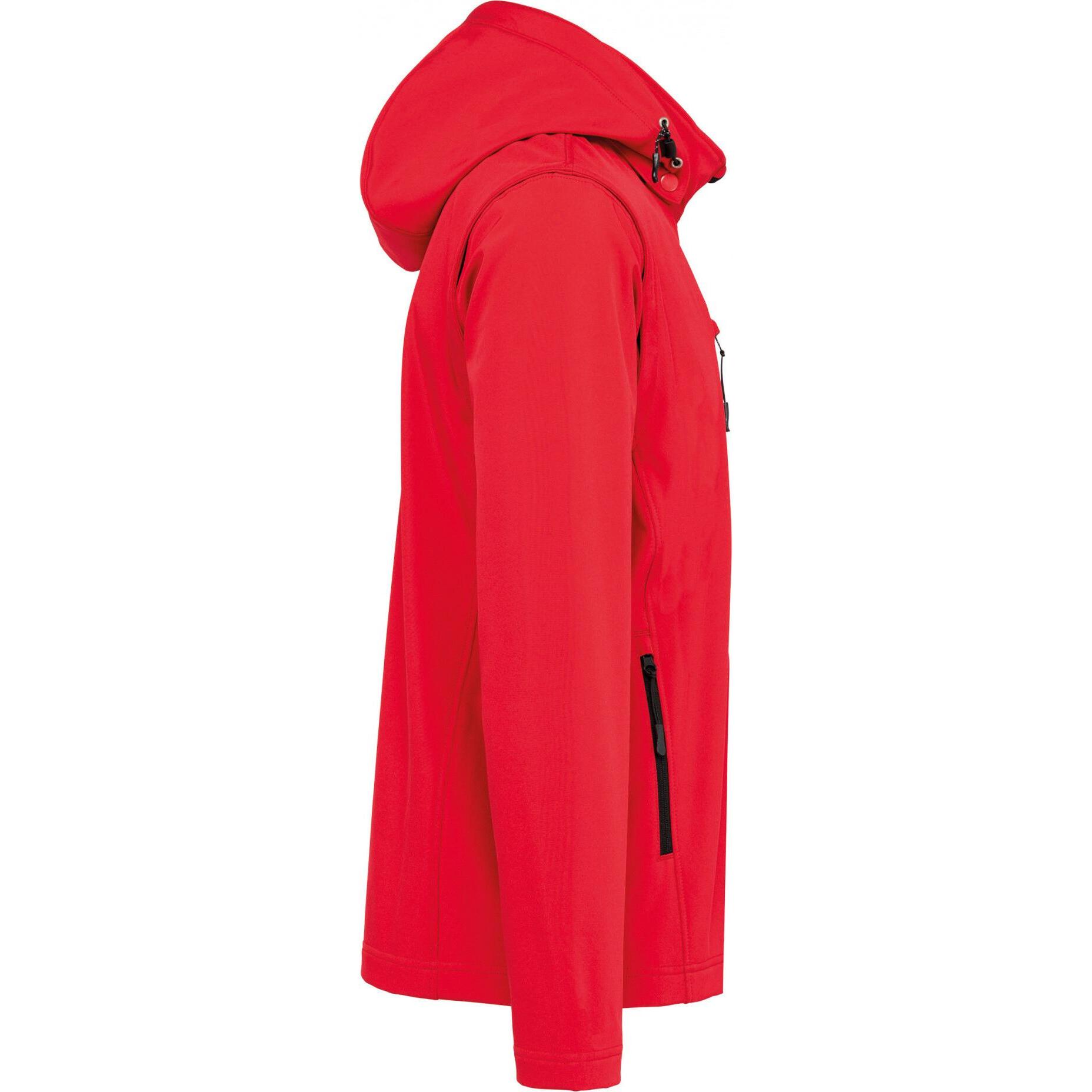 Thumbnail - Kariban, Herren, Jacke, Softshell (XS), Rot, XS