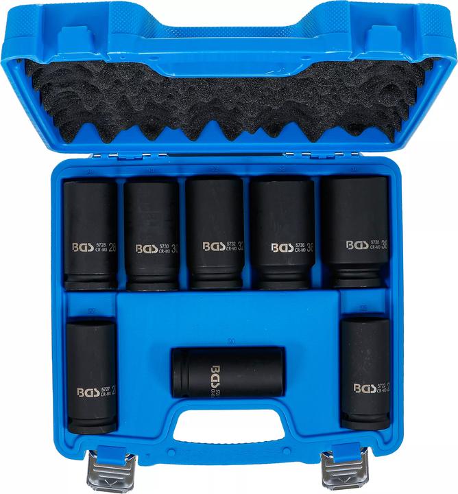 Immagine prodotto BGS Set di chiavi a bussola (32 mm, 24 mm, 22 mm, 27 mm, 30 mm, 38 mm, 28 mm, 36 mm)
