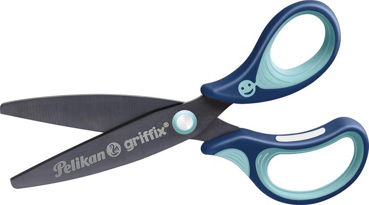 Produktbild Magni Schulschere griffix RH spitz 15cm blau (14 cm)