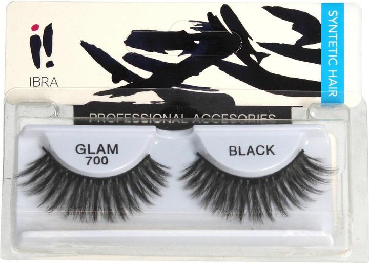Actual product image Ibra Pair Of False Eyelashes On The Glam 700ack (Artificial eyelashes)