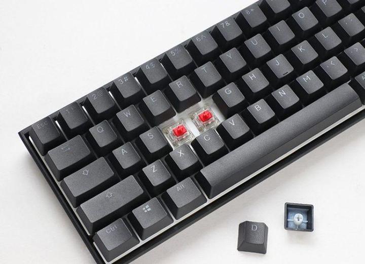 Actual product image Ducky Mecha Pro SF Gaming Keyboard - Cherry MX-Black (DE, Cable)