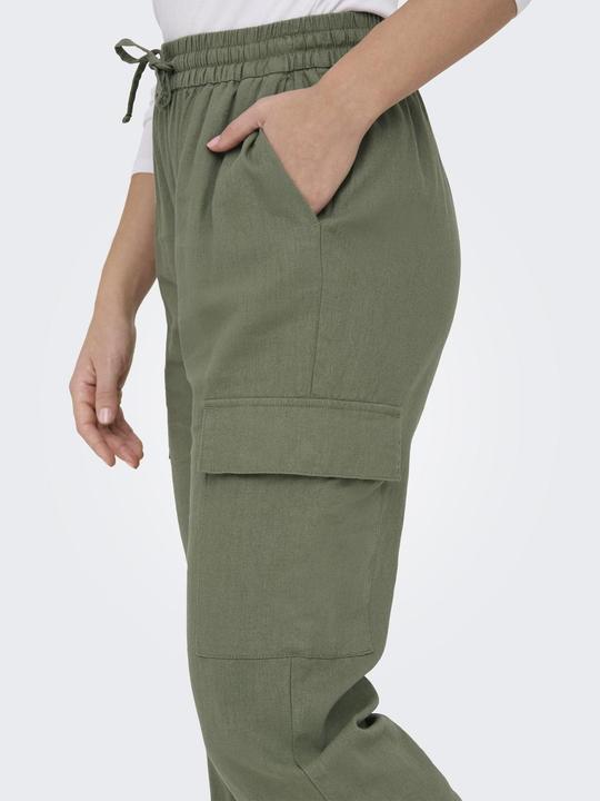 Produktbild Only Onlcaro Mw Lin Pull-Up Cargo Pnt Noos (32)
