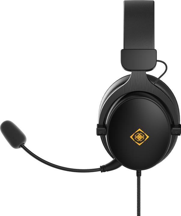 Actual product image Deltaco Headset Gaming Proteinleder,3,5-mm-Anschluss schwarz (Cable)