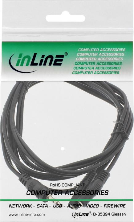 Produktbild InLine Y-Kabel 3,5 Klinke Stecker (0.20 m, 3.5mm Klinke (AUX))
