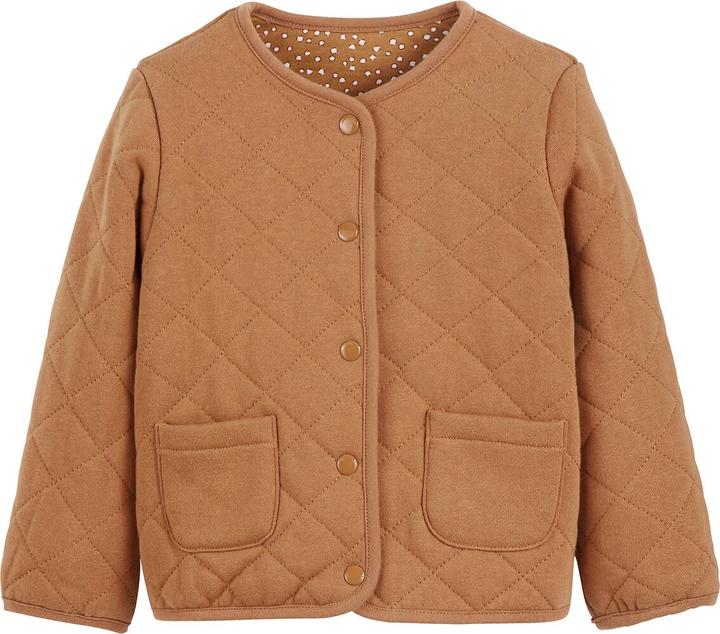 Actual product image La Redoute Collections Gesteppte Sweatjacke mit Druckknöpfen (116)