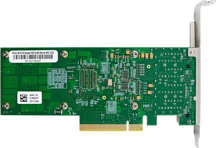 Actual product image MicroConnect Network Card PCIe x8 X710-T4