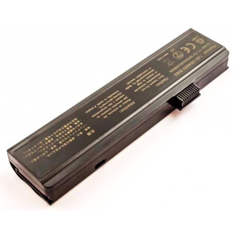 CoreParts Laptop Battery for Advent (6 Zellen, 4400 mAh), Notebook Akku, Schwarz