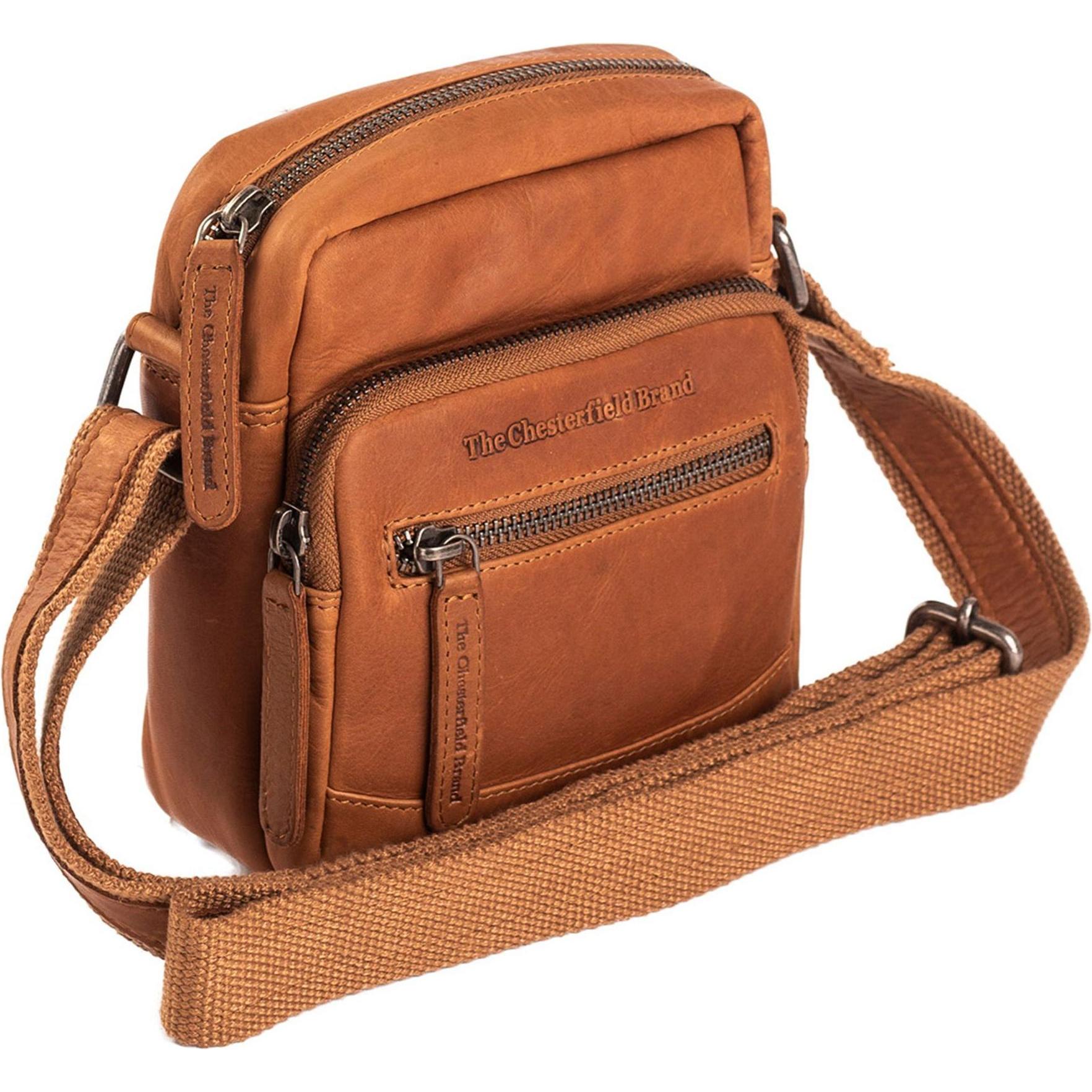 The Chesterfield Brand, Handtasche, Bremen Umhängetasche Leder 14 cm, Braun