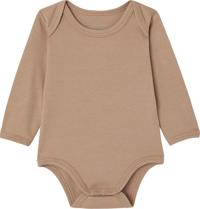 Actual product image Vertbaudet 5-pack of baby slip-on bodysuits with long sleeves, organic cotton (68)