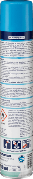 Immagine prodotto dm Denkmit Aiuto per la stiratura e spray 2in1