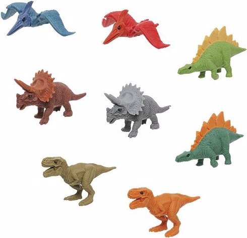 Produktbild Iwako Puzzle Radiergummi Dinosaurs ass