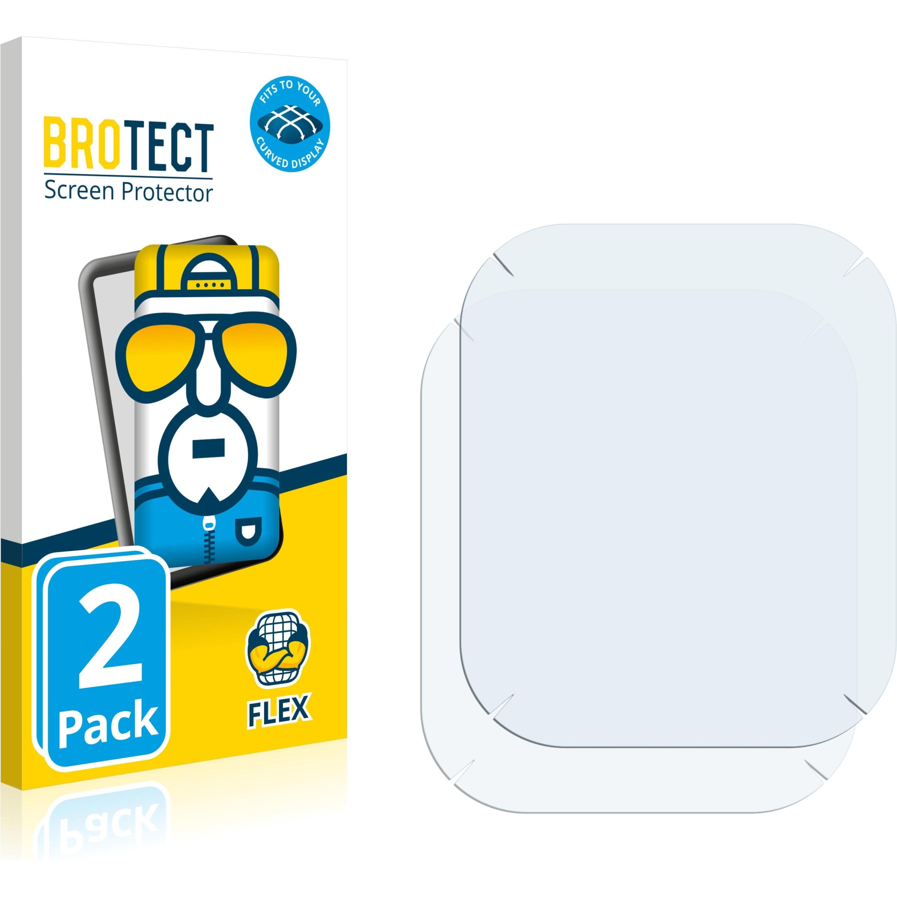 BROTECT Full-Cover Displayschutz, Smartwatch Schutzfolie, Transparent