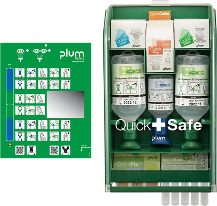 Actual product image Plum First Aid Station QuickSafe Box Complete (First aid box)