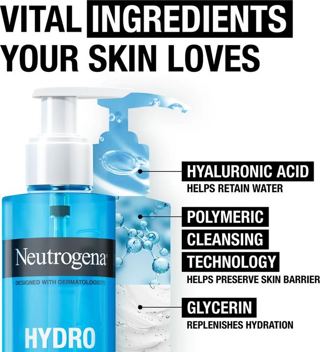 Actual product image Neutrogena Hydro Boost (Cleansing gel, 200 ml)