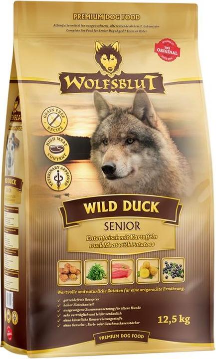 Actual product image Wolfsblut Wild Duck (Senior, 1 pcs., 12500 g)