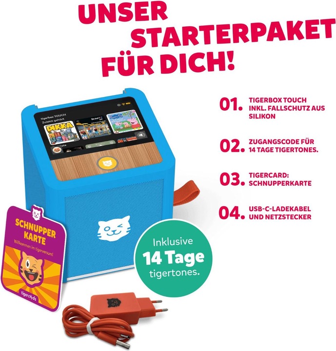 Actual product image Tigermedia Tigerbox Touch Plus - Swiss-Edition (German)