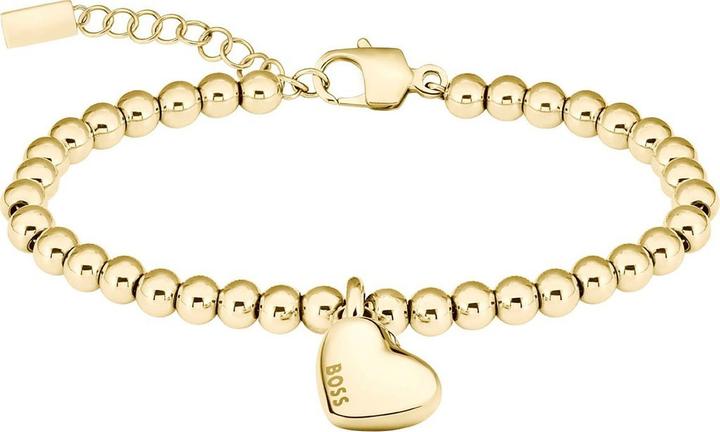 Hugo Boss Romantic women's gold-plated steel bracelet Beads 1580643 (16 cm, Stahl)