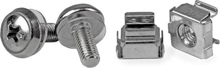 Productafbeelding StarTech M5 montageschroeven en kooimoeren voor serverkast / rek - 50 stuks.