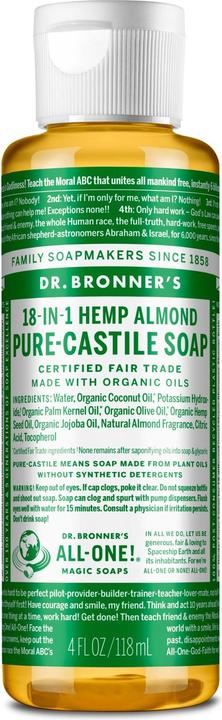 Image du produit Dr. Bronner's Liquid Soap (Savon liquide, 120 ml)