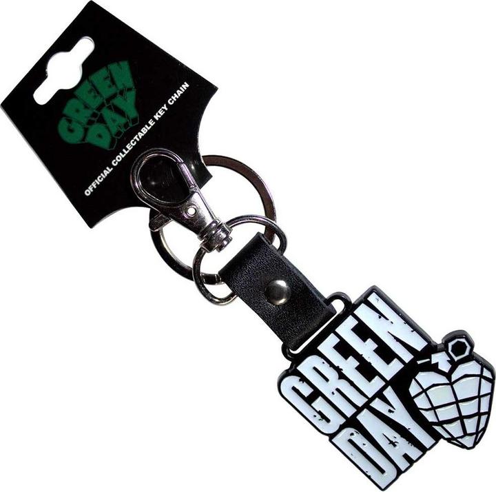 Actual product image Green Day Stacked Logo Keyring