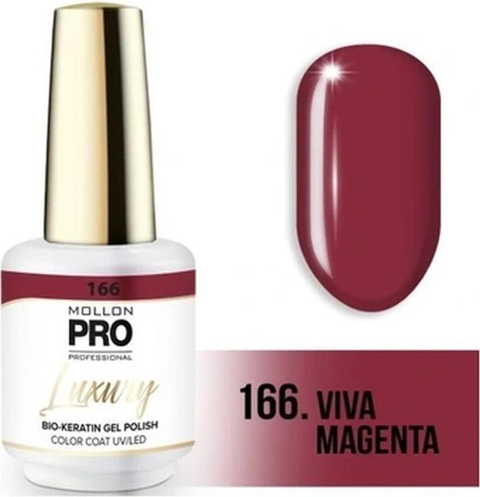 Actual product image Mollon Pro Mol Luxury 166 Viva Magenta - 8ml (Viva Magenta)