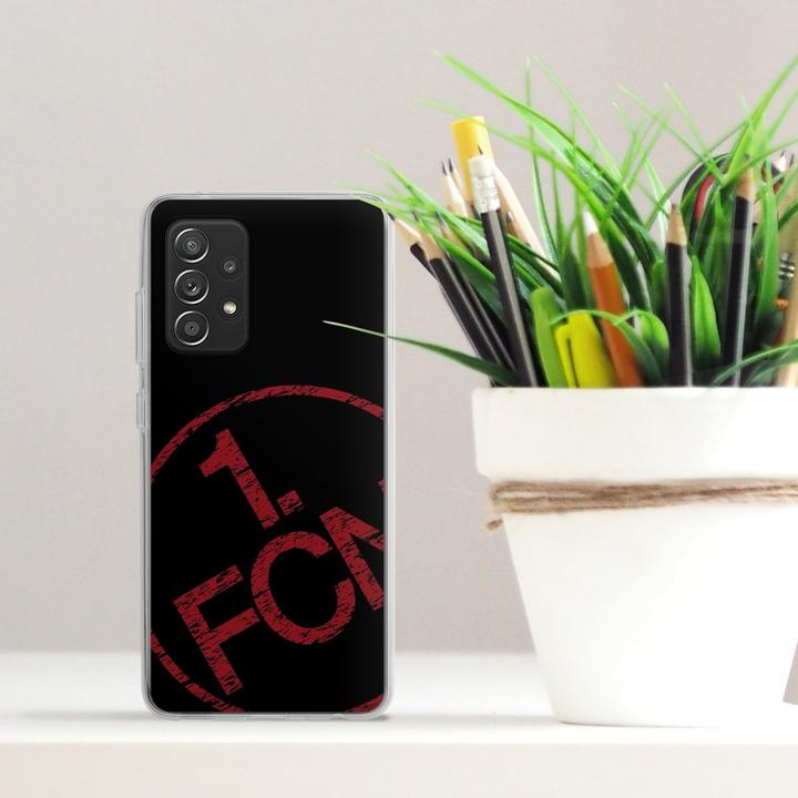 Actual product image DeinDesign Silikon Hülle für Samsung Galaxy A52 5G Handyhülle Case Smartphone Schutzhülle 1. FCN Fanartikel (Samsung Galaxy A52 5G)