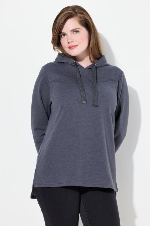 Produktbild Ulla Popken Sweatshirt, Schriftdruck, Classic, Kapuze, Langarm (42, 44)