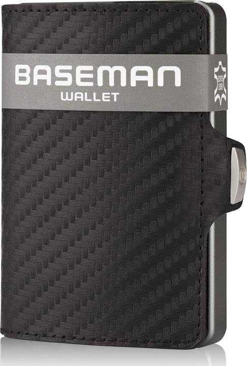 Image du produit Baseman Porte-cartes de crédit avec pochette à monnaie, carbone