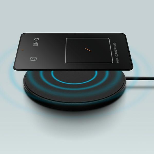 Uniq Lokalizator NFC Atlas szary/graphite UNIQ-ATLASCARDTRK-GRAPHITE, Tracker, Grau