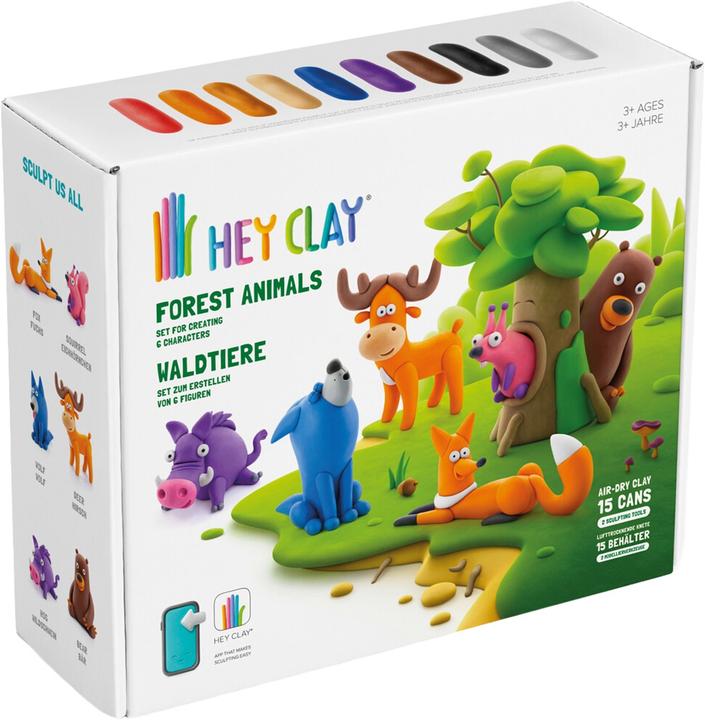 Produktbild Tomy Hey Clay Waldtiere